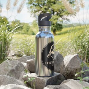The Twisted Antler Stainless Steel Water Bottle With Straw